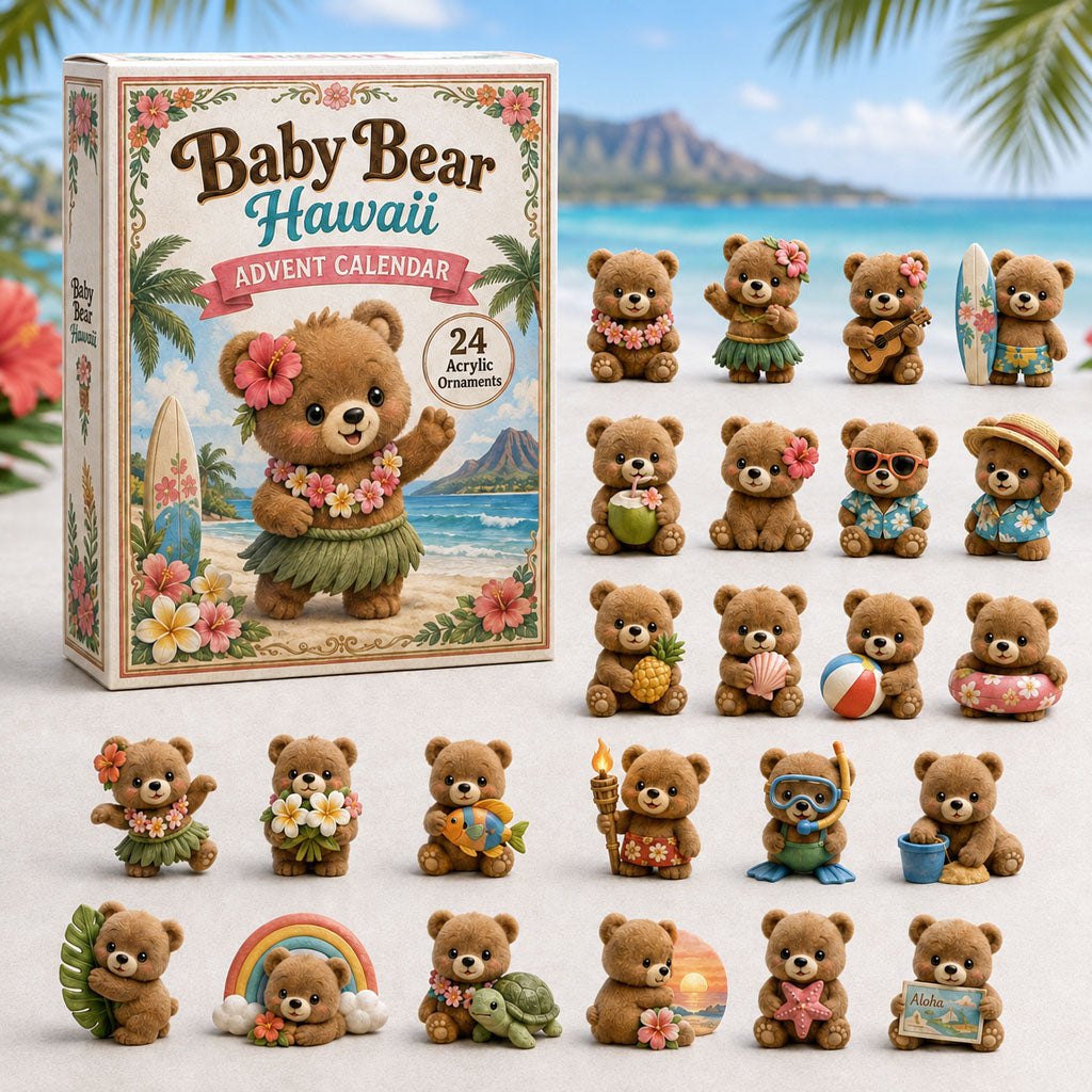 Baby Bear Hawaii advent calendar
