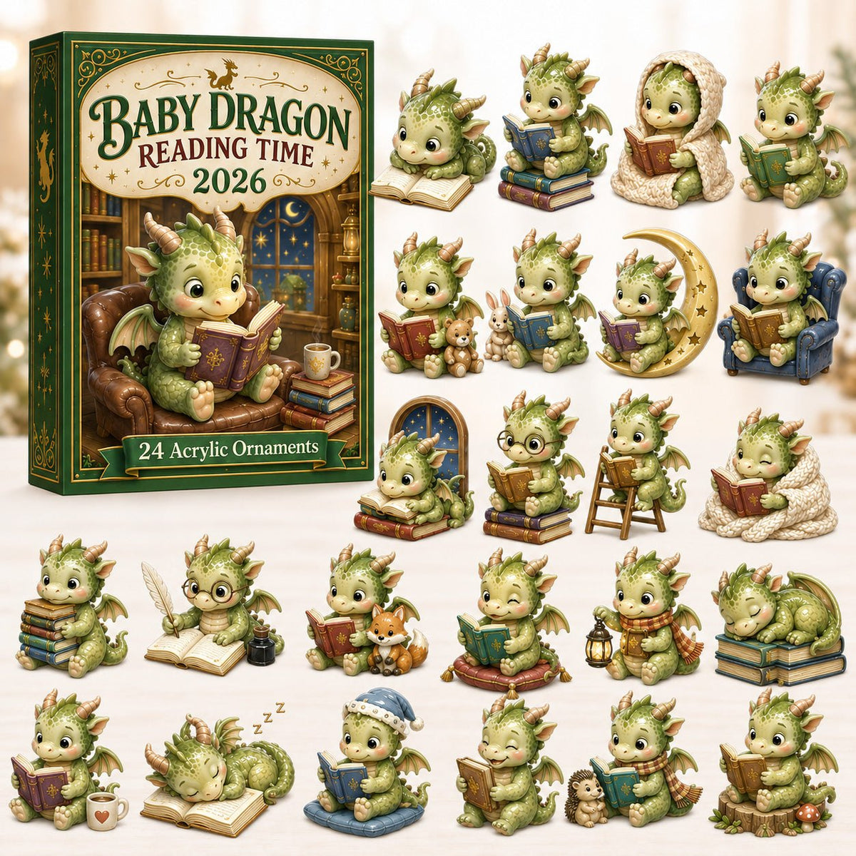 Baby Dragon Reading Time advent calendar