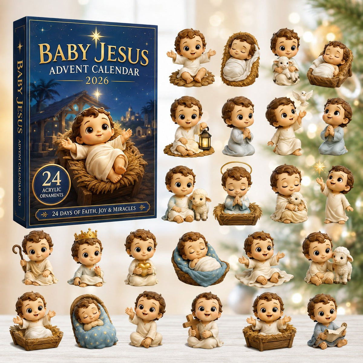 Baby Jesus advent calendar