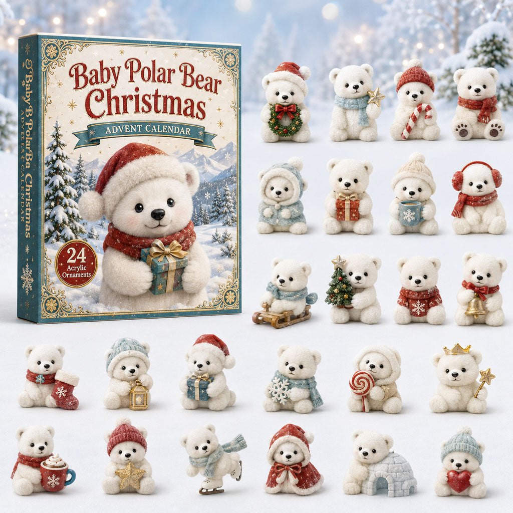 Baby Polar Bear Christmas advent calendar