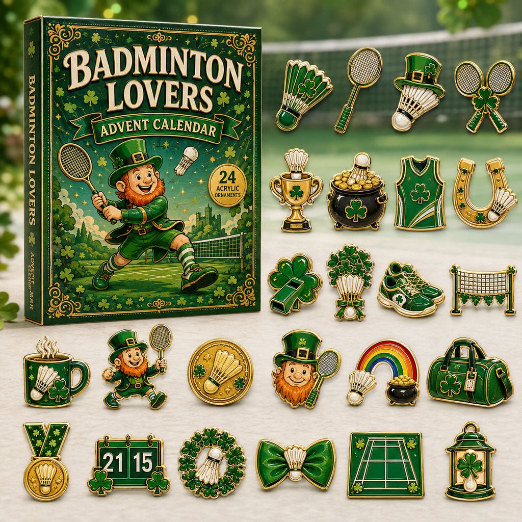 Badminton Leprechaun advent calendar
