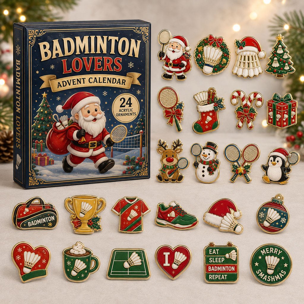 Badminton Santa advent calendar