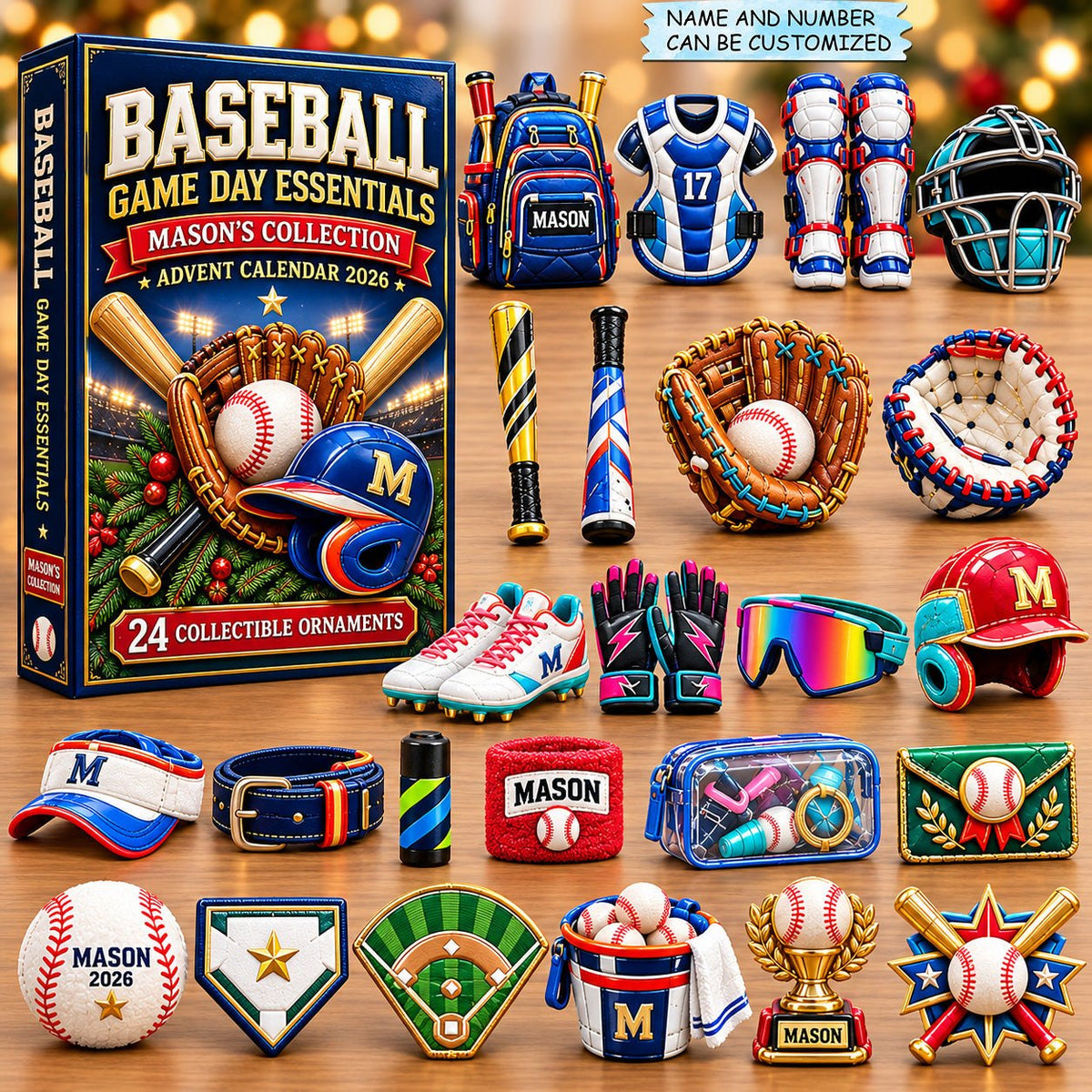 Baseball Game Day advent calendar