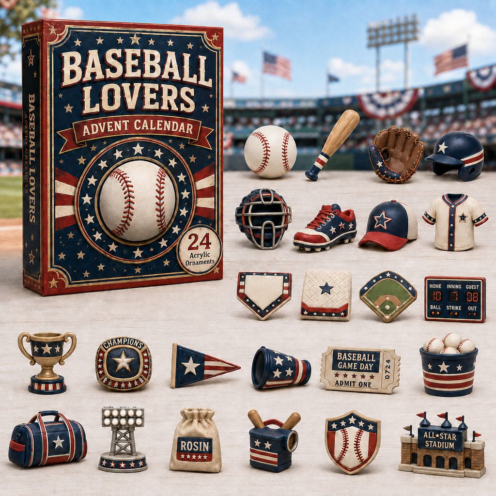 Baseball Lovers Patriotic advent calendar