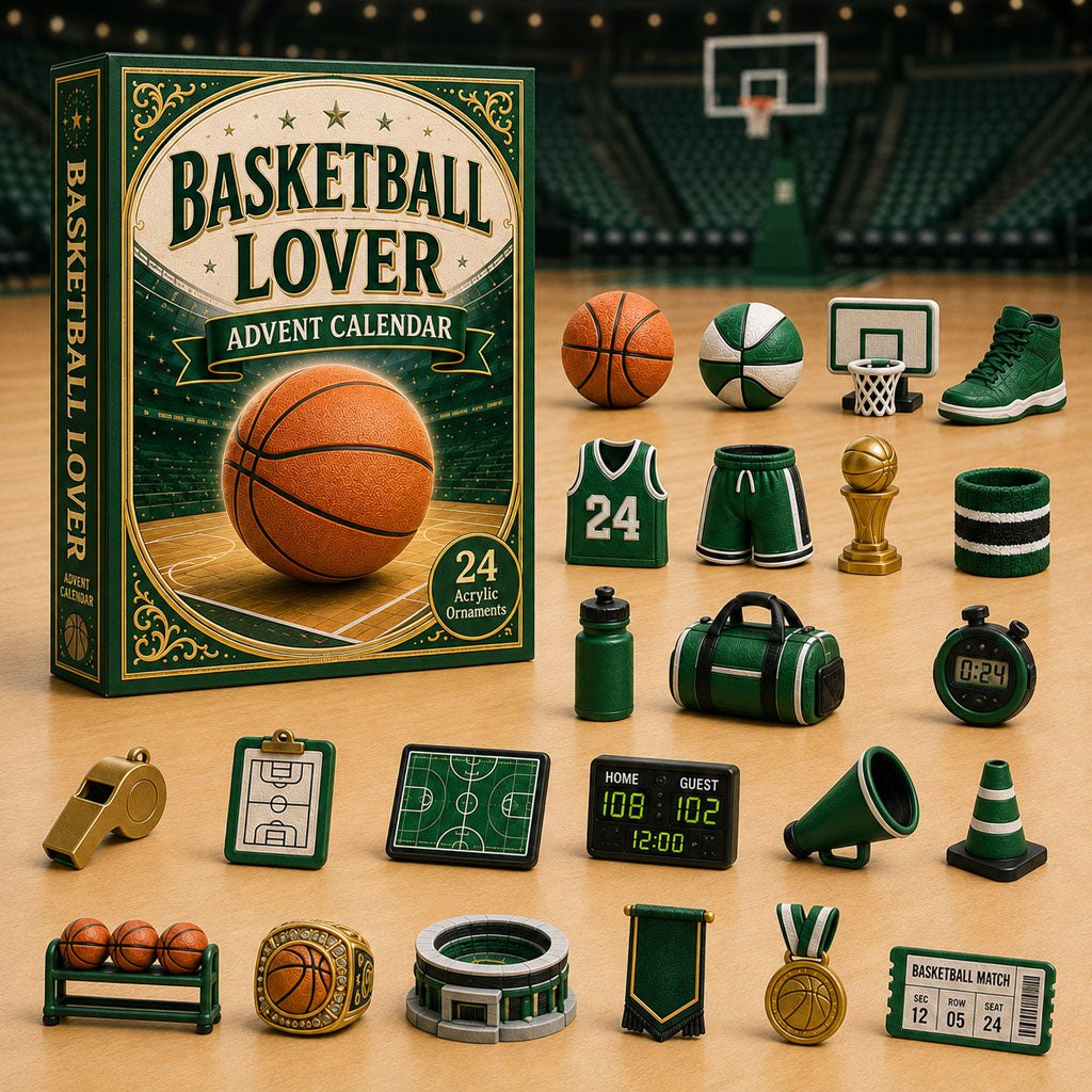 Basketball Green Theme advent calendar