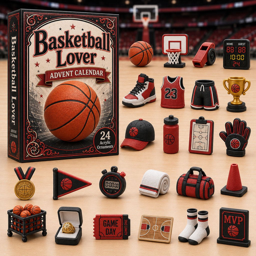 Basketball Red Theme advent calendar