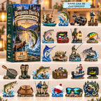 Bass Boat Hooked Wild advent calendar
