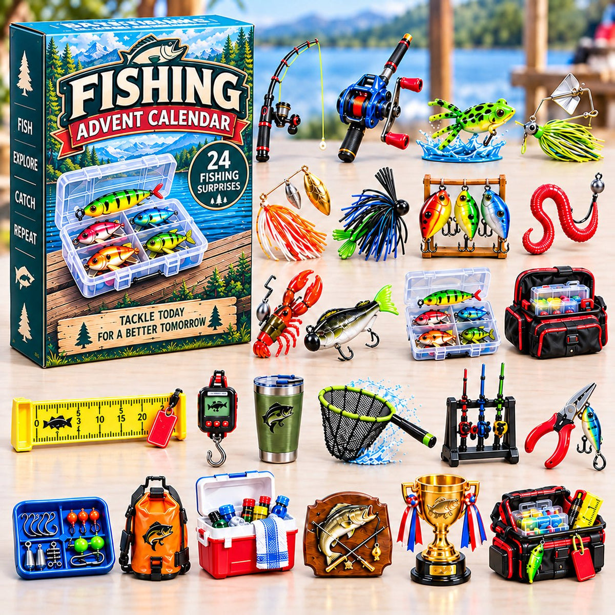 Bass Fishing Tournament Club advent calendar