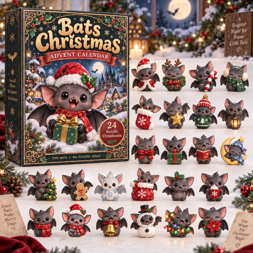 Bats Christmas advent calendar