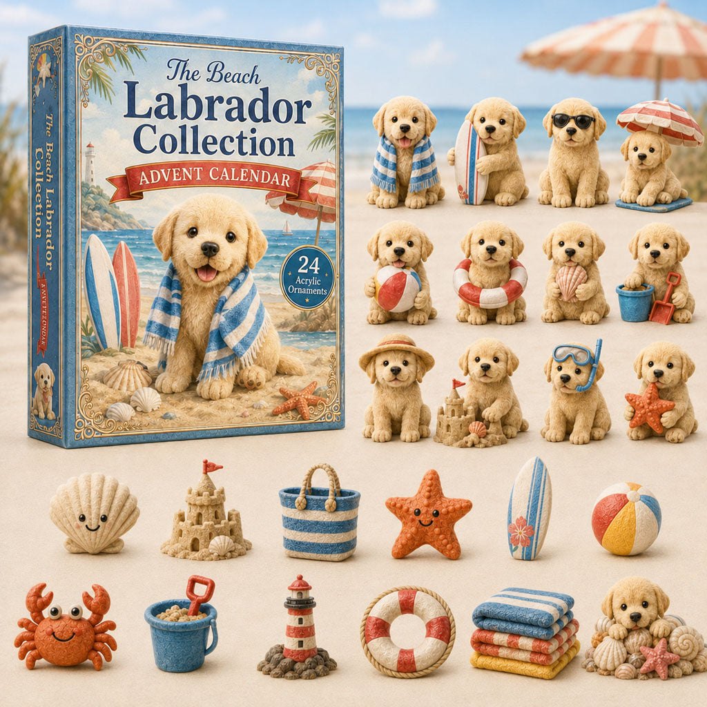 Beach Labrador advent calendar