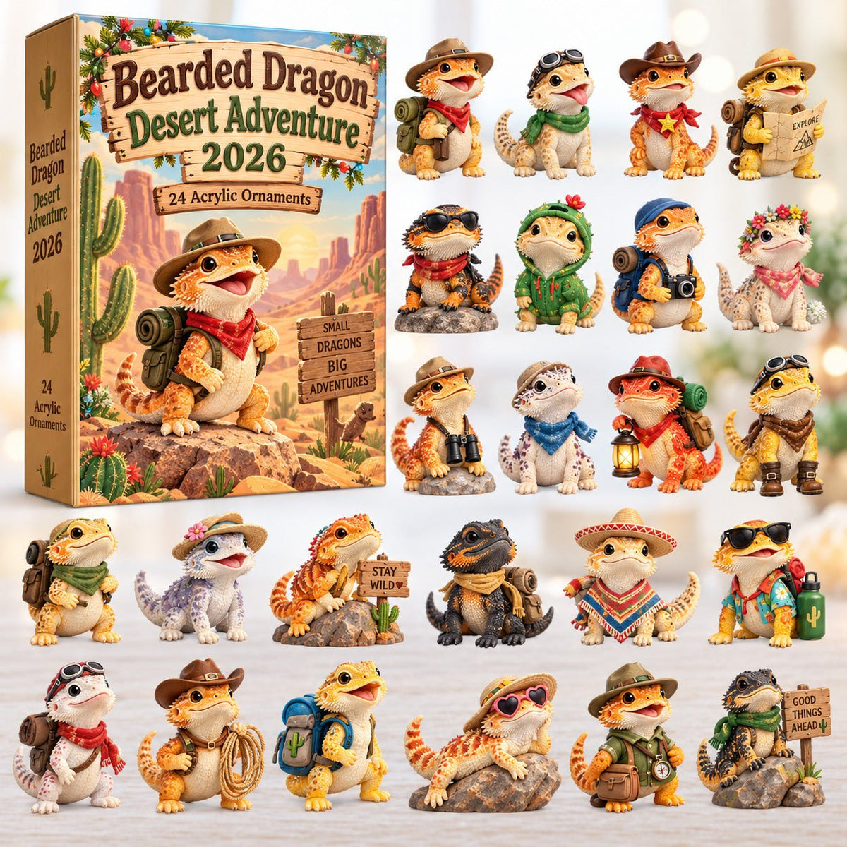 Bearded Dragon Desert Adventure advent calendar