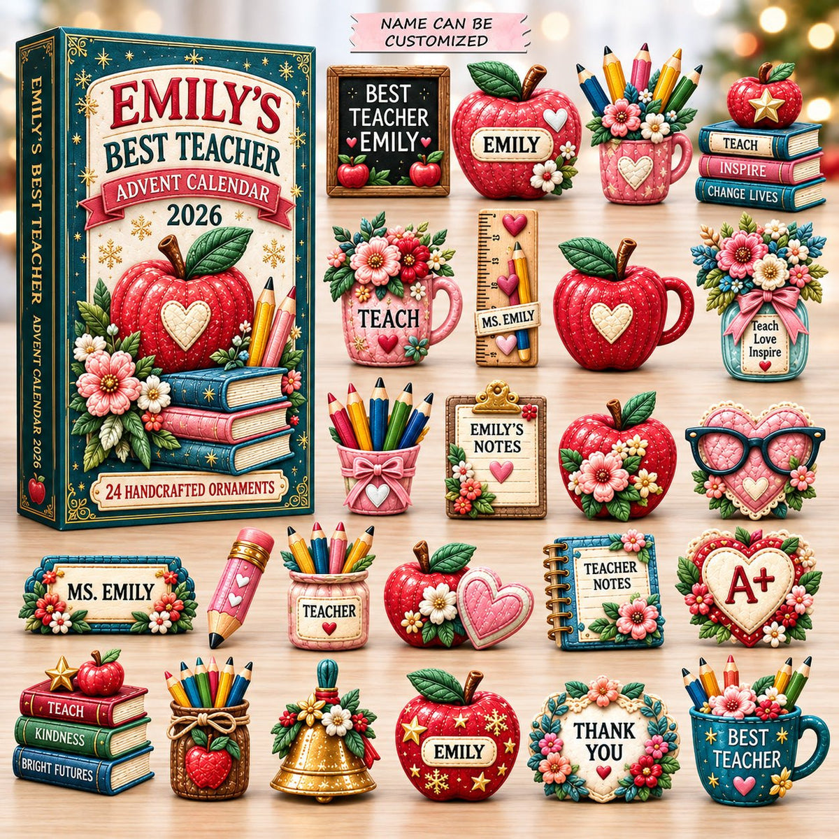 Best Teacher Ever advent calendar