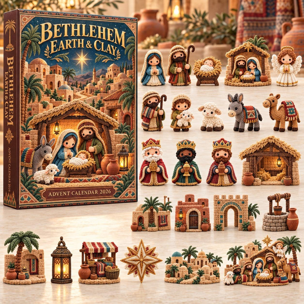Bethlehem Earth Clay advent calendar