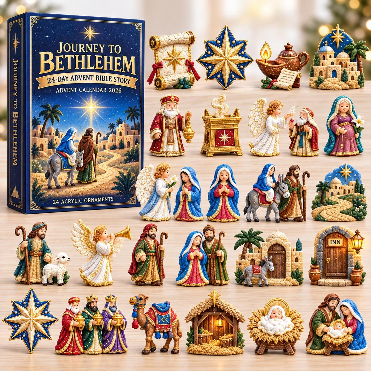 Bible Story Journey To Bethlehem advent calendar
