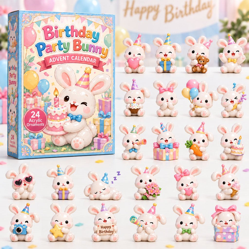 Birthday Party Bunny advent calendar