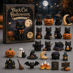 Black Cat Halloween advent calendar