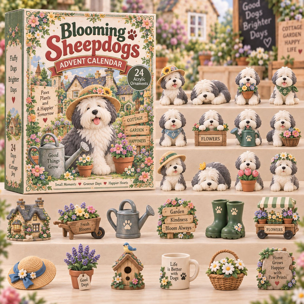 Blooming Sheepdogs advent calendar