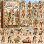 Bohemian Afghan Hound advent calendar