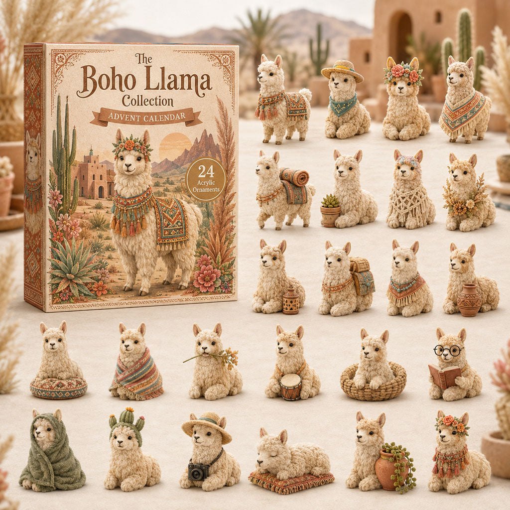 Boho Llama advent calendar