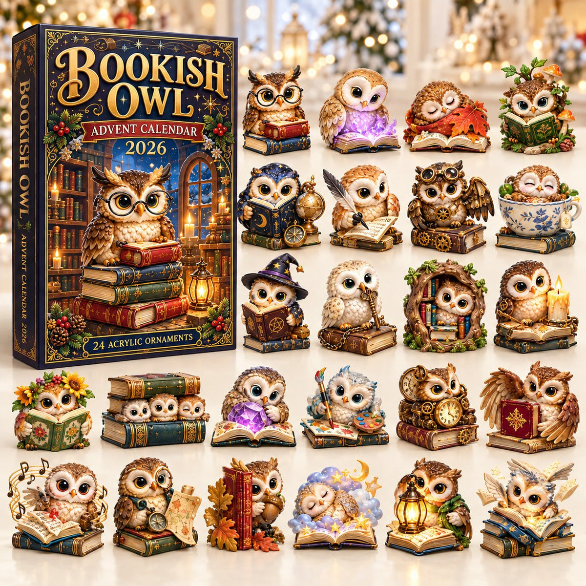 Bookish Owl advent calendar
