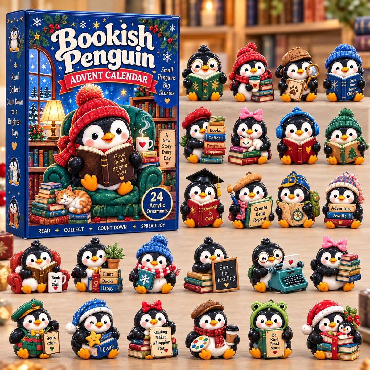 Bookish Penguin Club advent calendar