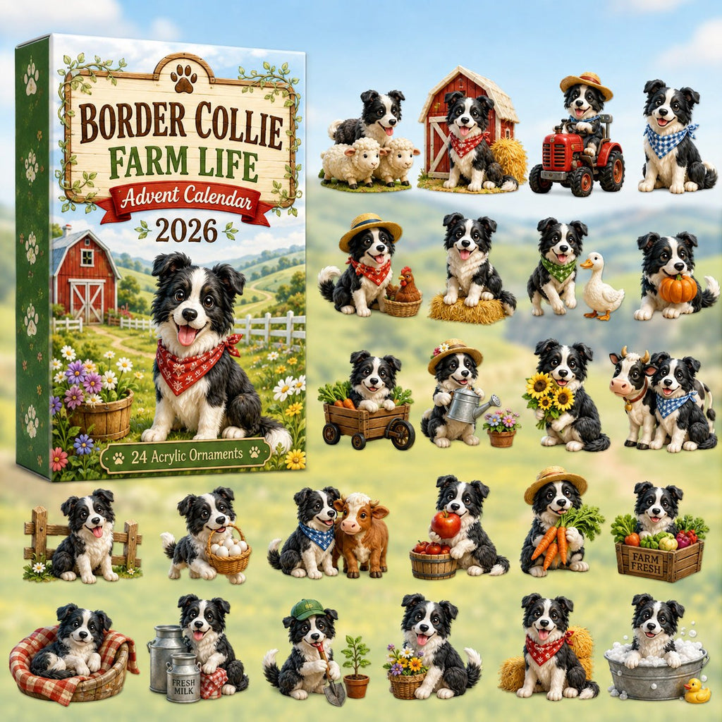 Border Collie Farm Life advent calendar