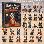 Boston Terrier Hoops advent calendar