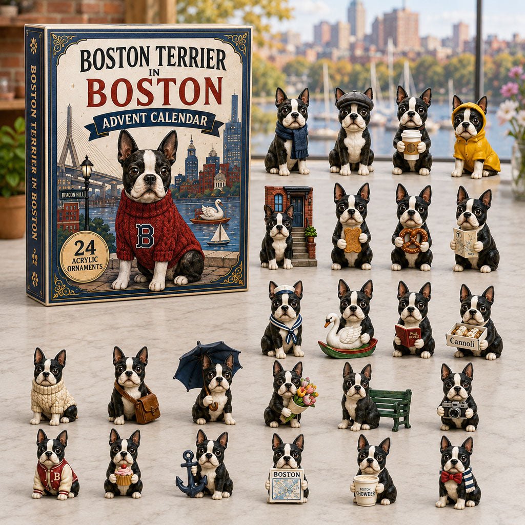 Boston Terrier In Boston advent calendar