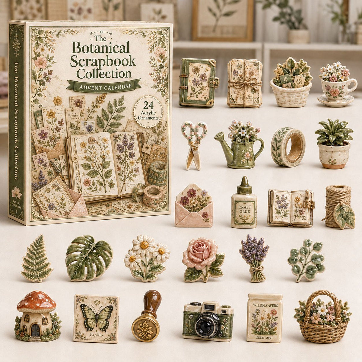 Botanical Scrapbook advent calendar