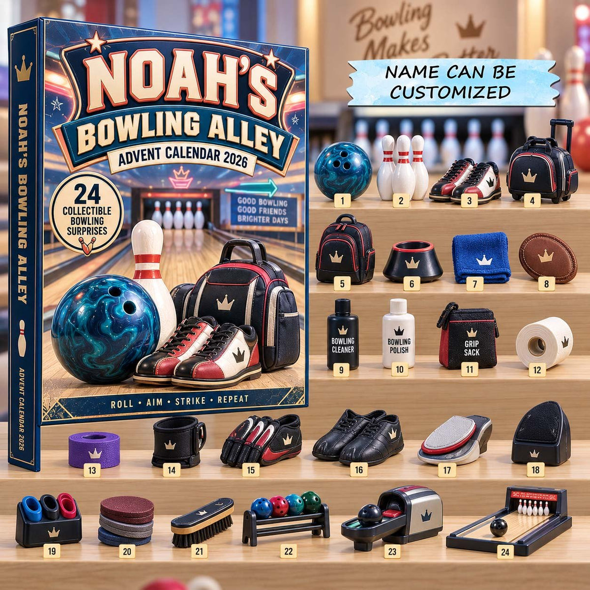 Bowling advent calendar