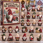 Buffalo Plaid Gnomes advent calendar