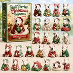 Bull Terrier Christmas Pajamas advent calendar