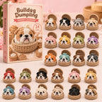 Bulldog Dumpling Crochet advent calendar