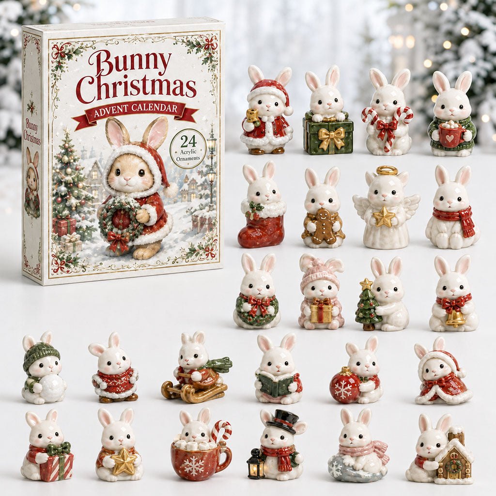 Bunny Christmas advent calendar