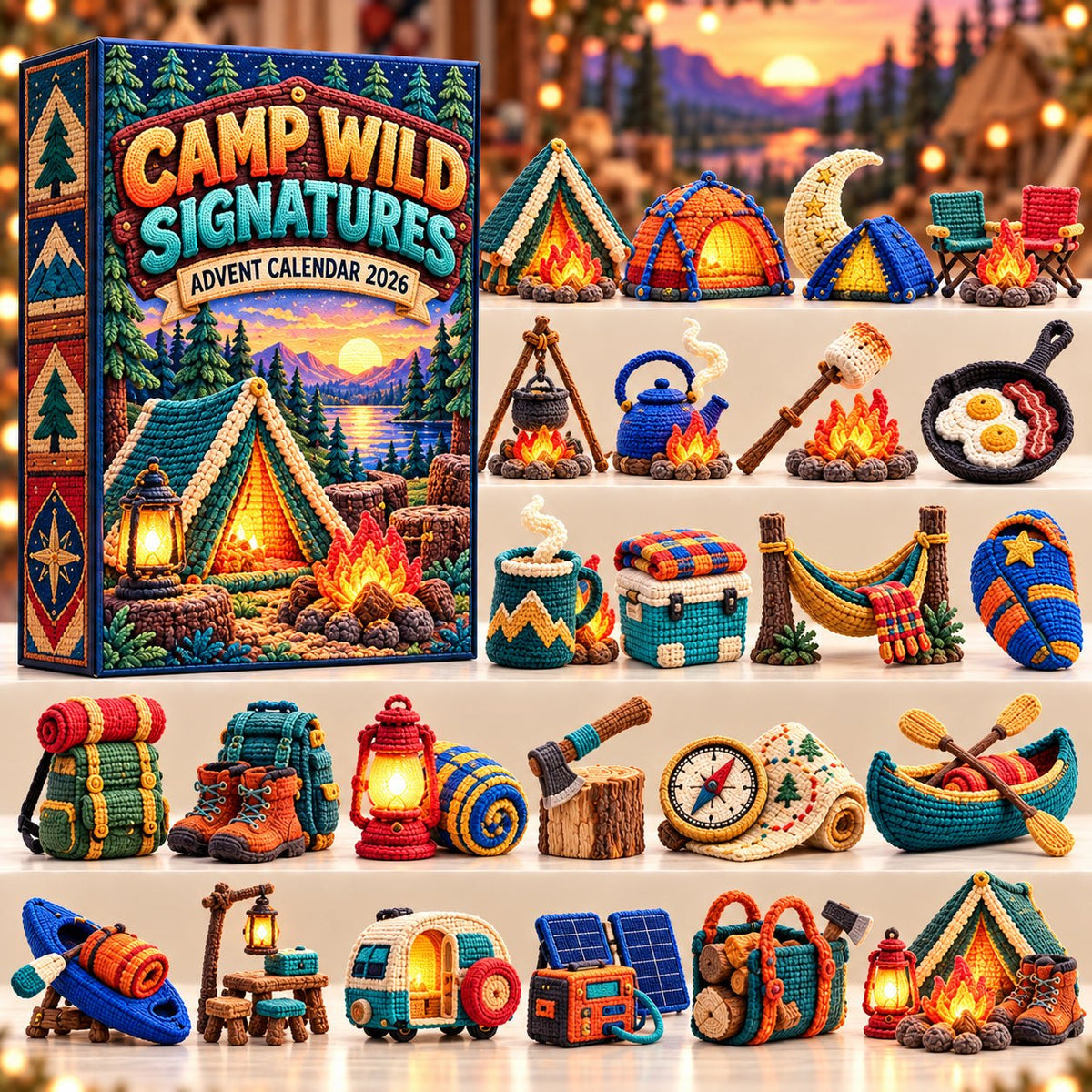 Camp Wild Signatures advent calendar