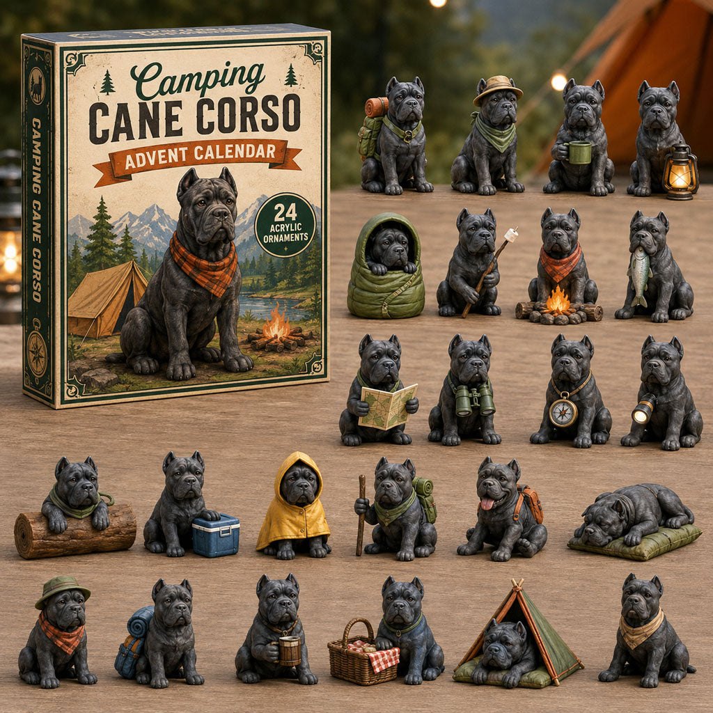 Camping Cane Corso advent calendar
