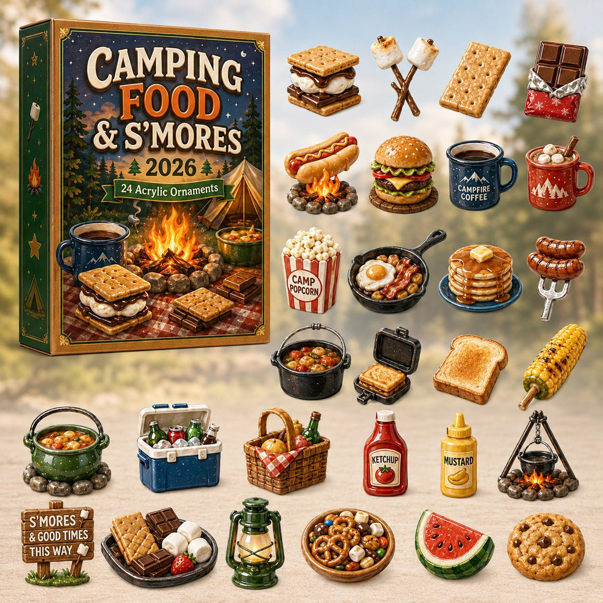 Camping Food & Smores advent calendar