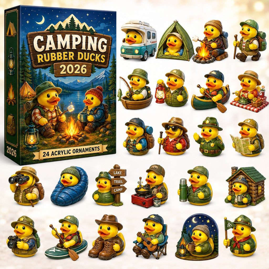 Camping Rubber Duck advent calendar