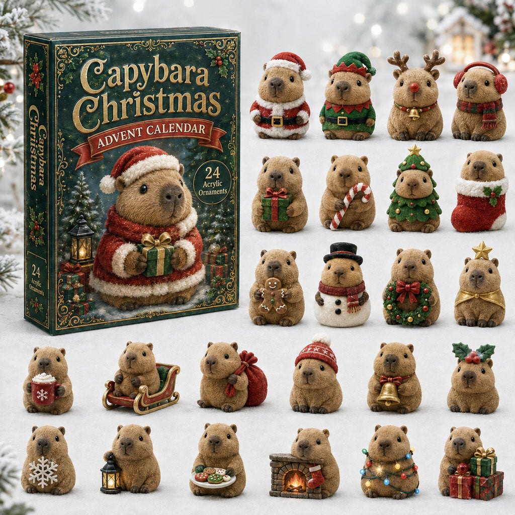 Capybara Christmas advent calendar