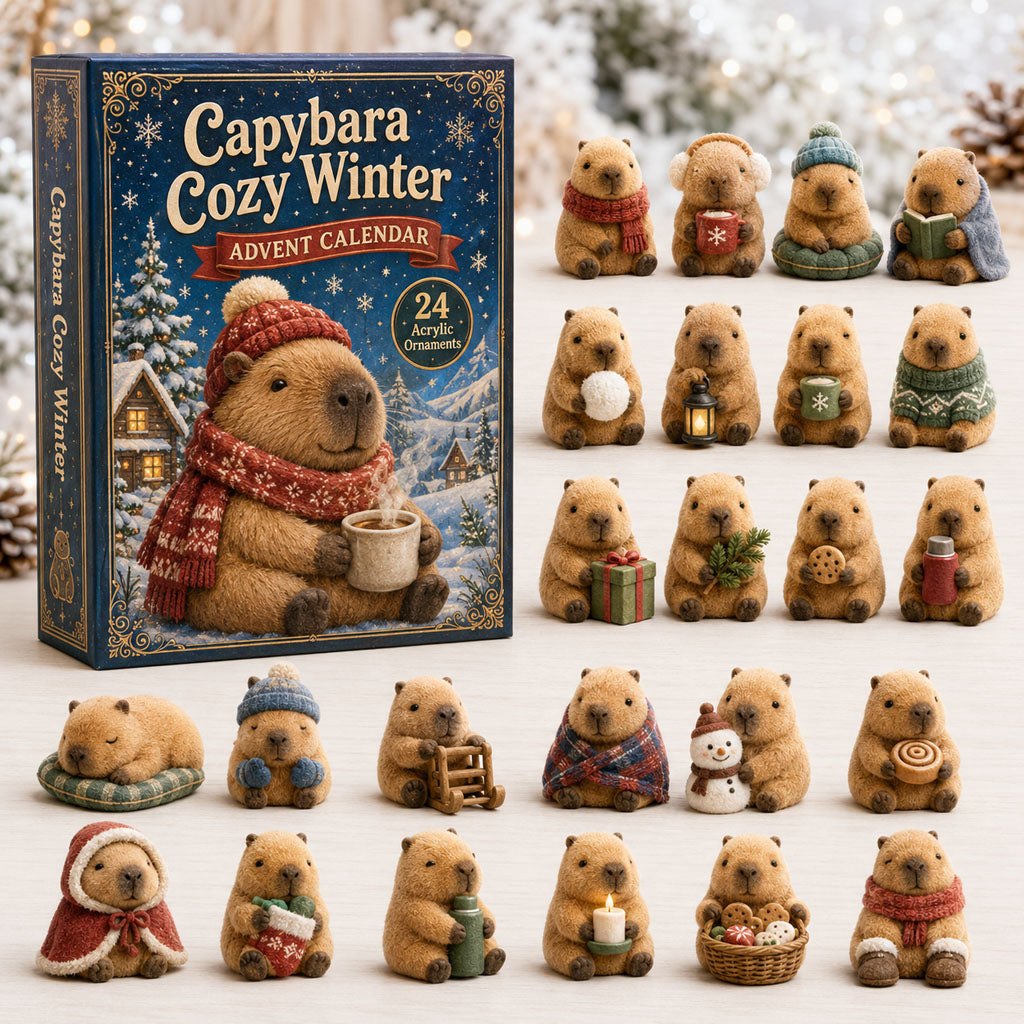 Capybara Cozy Winter advent calendar