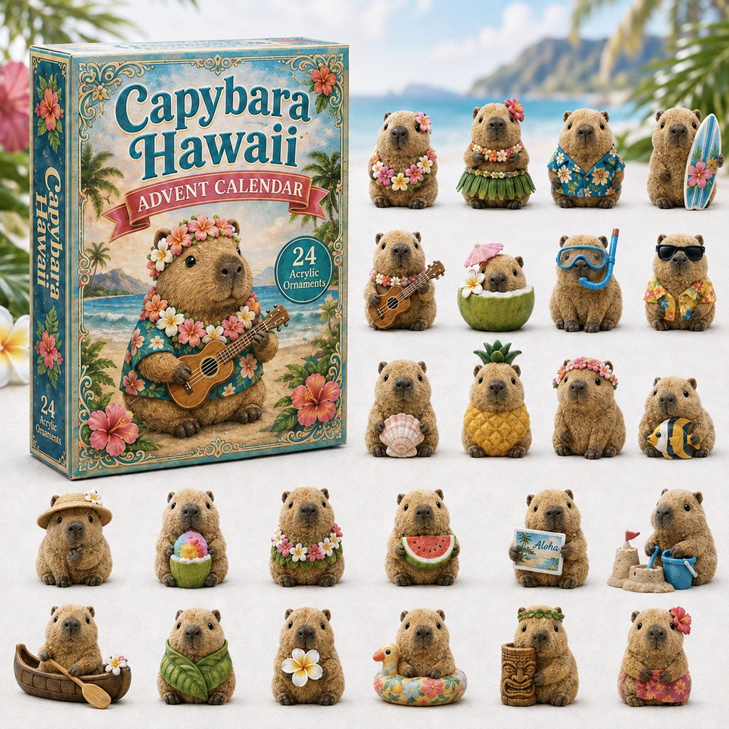 Capybara Hawaii advent calendar