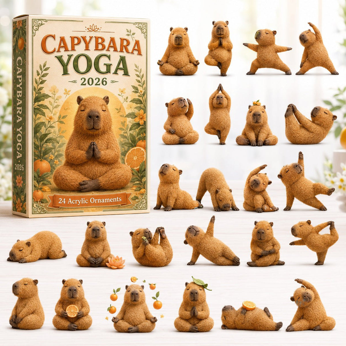 Capybara Yoga advent calendar