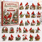 Cardinal Winter Garden advent calendar