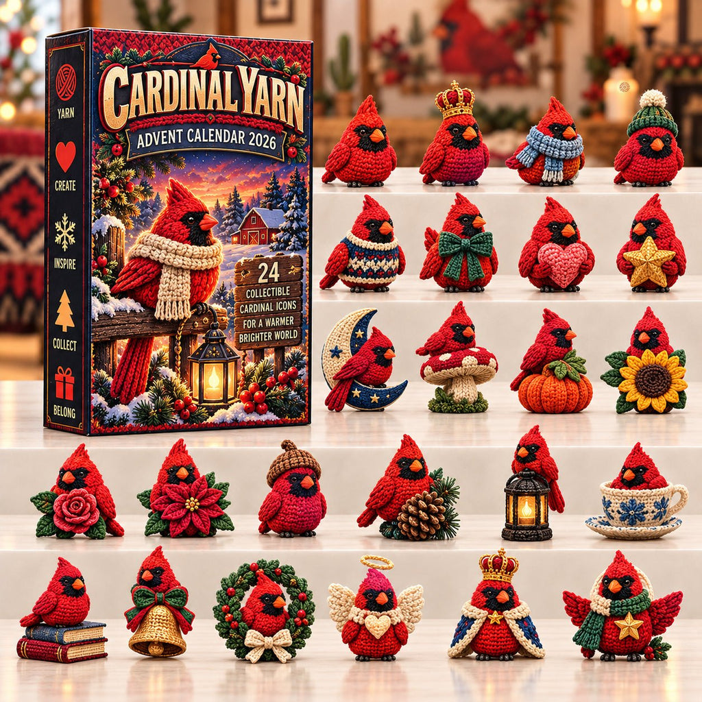 Cardinal Yarn advent calendar