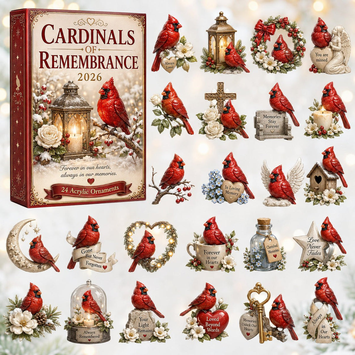 Cardinals of Remembrance advent calendar