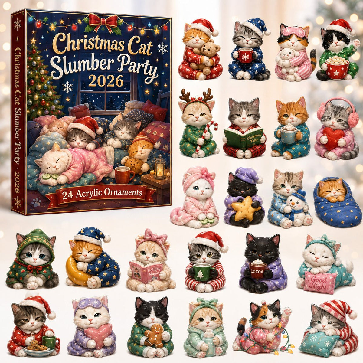 Cat Slumber Party advent calendar