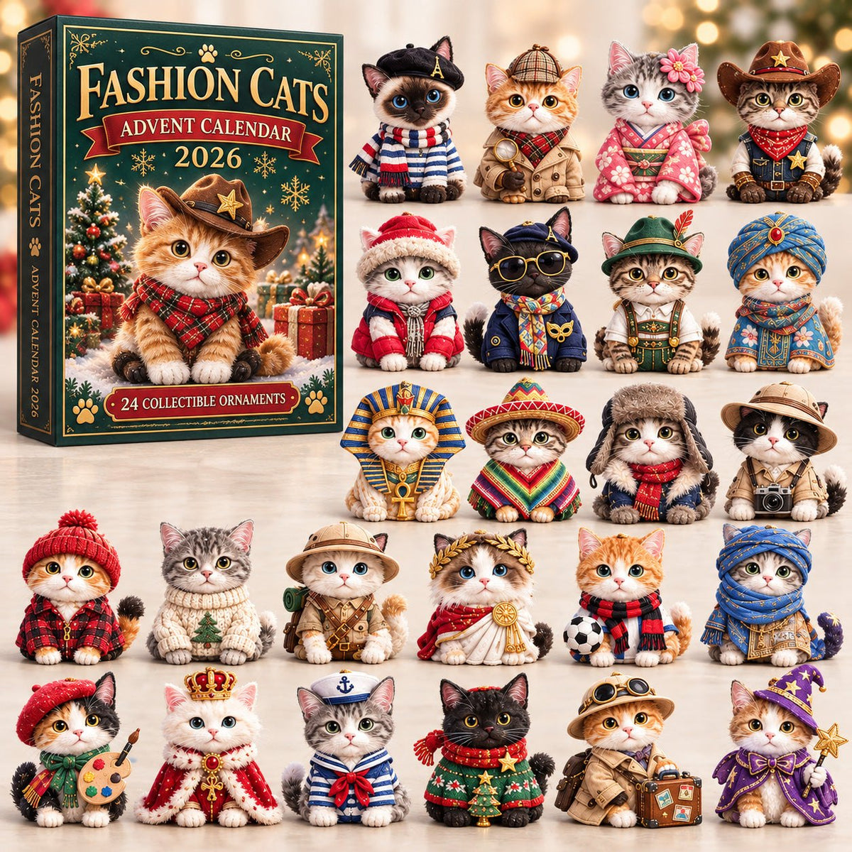 Cats Around The World advent calendar