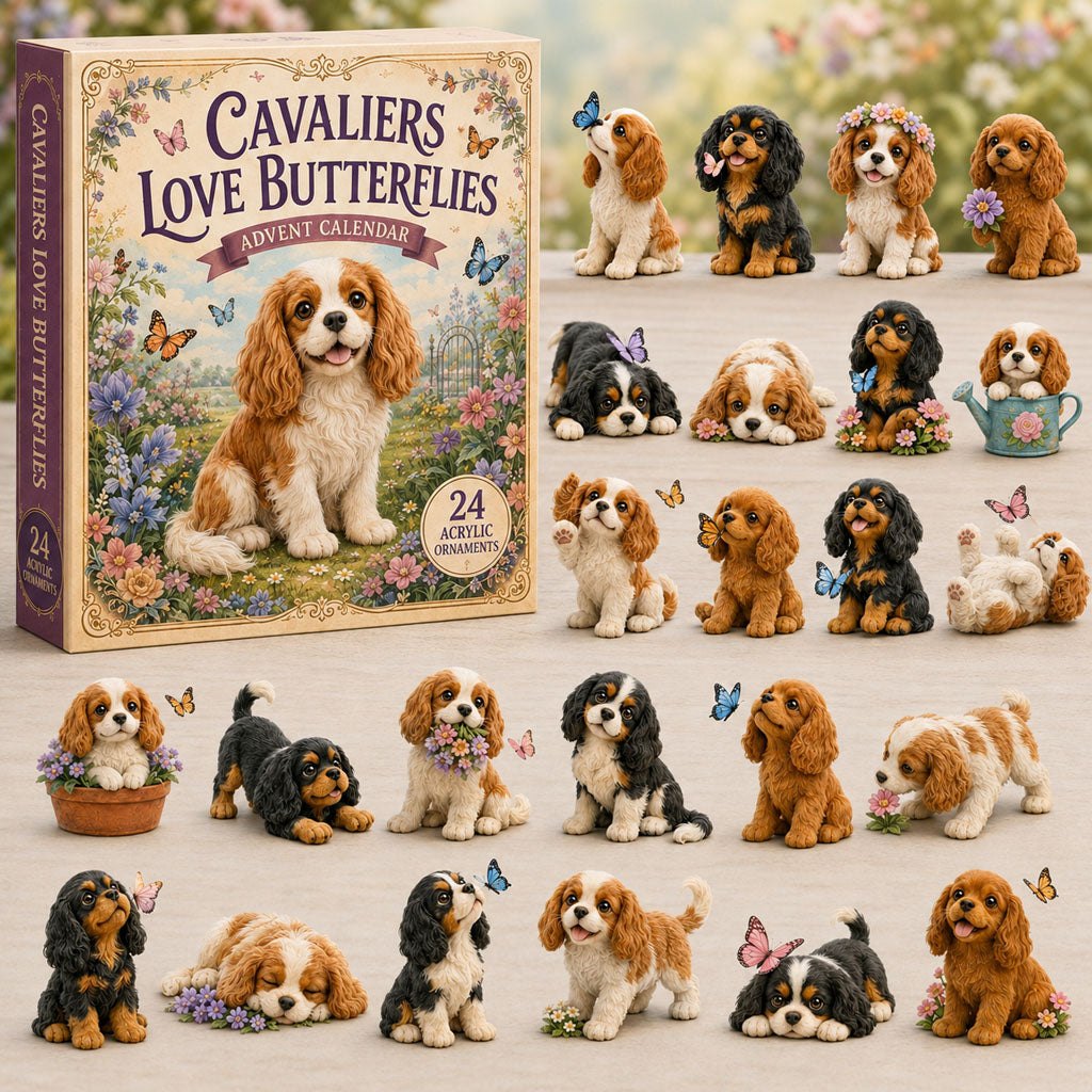 Cavalier Love Butterflies advent calendar