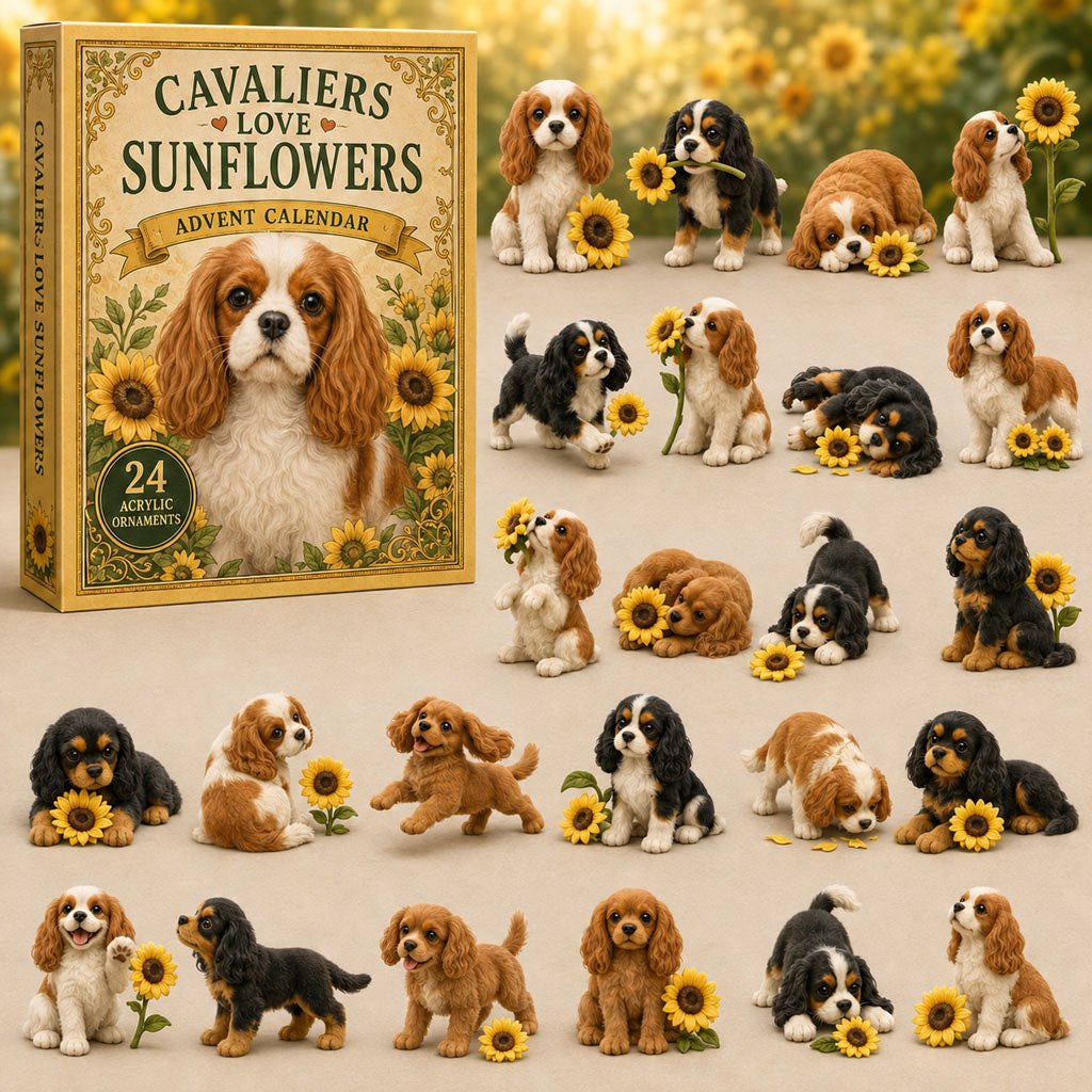Cavalier Sunflowers advent calendar