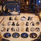 Celestial Cats Advent Calendar - 24 Acrylic Charms